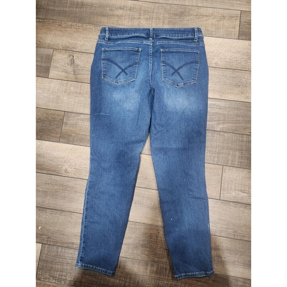 Christopher & Banks Womens Size 10 Blue Solid Modern Fit Jeans